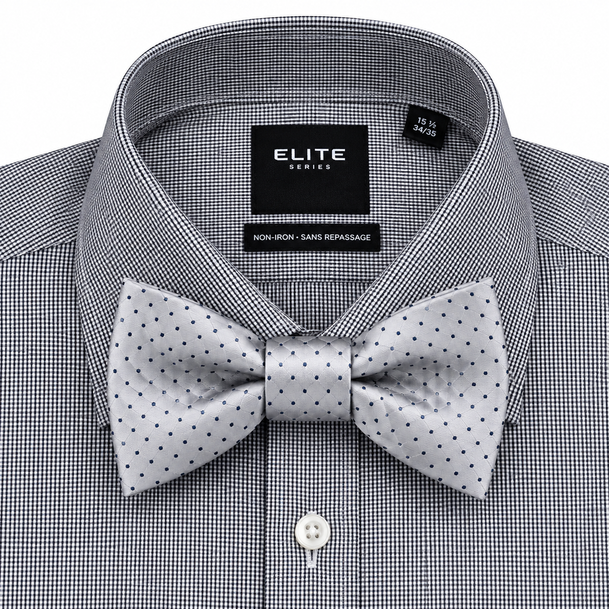 Bruno Piattelli Elegant Elite Polka-Dot Bow Tie