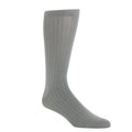 Dapper Classics in Mercerized Cotton Steel Gray with Indigo Blue Vertical Stripes
