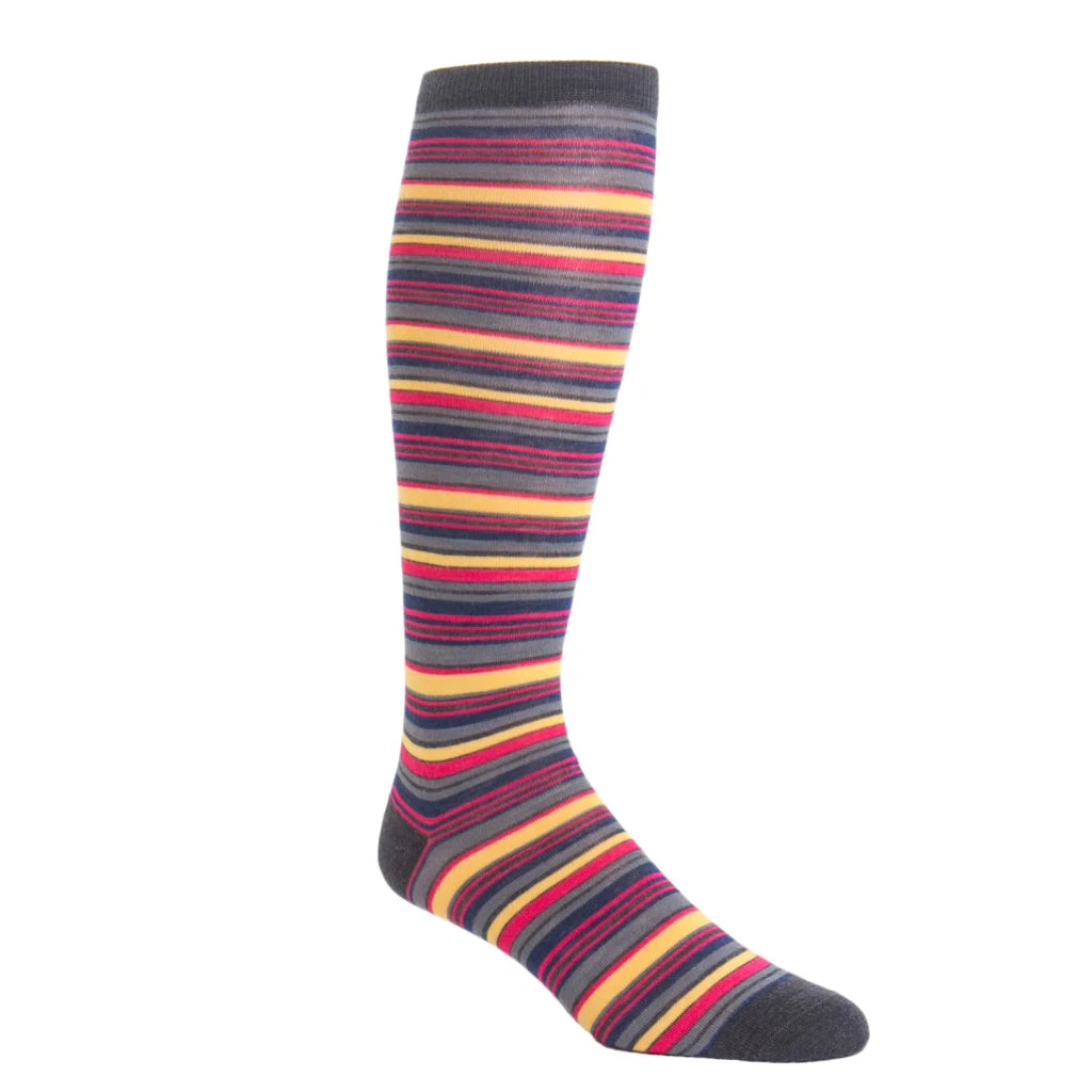 Dapper Classics Variegated Stripe Merino Wool Socks